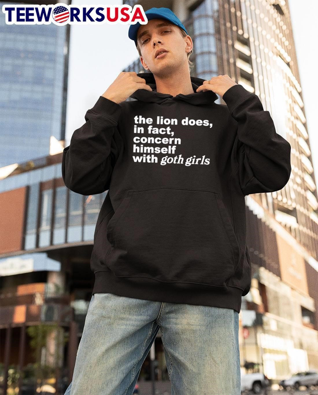 The Lion Concerns Himself with Goth Girls T-Shirt