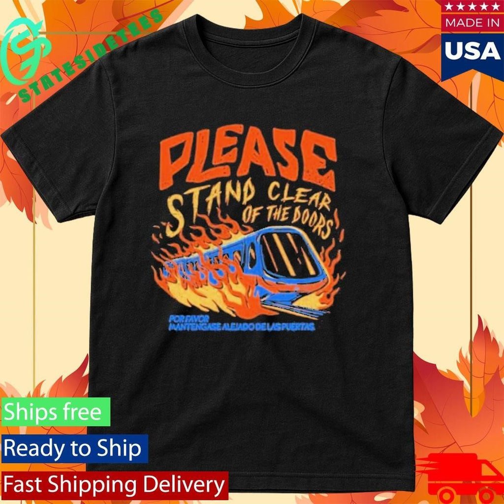 The Lost Bros Please Stand Clear Of The Doors Shirt Unisex , , , Long Sleeve Tee