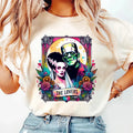 Lovers Tarot Horror Neon Bleached Frankenstein Shirt Bride Frankenstein Monster Shirt Victor Frankenstein Shirt Short Sleeve Shirt Casual Top Womenswear T-Shirts