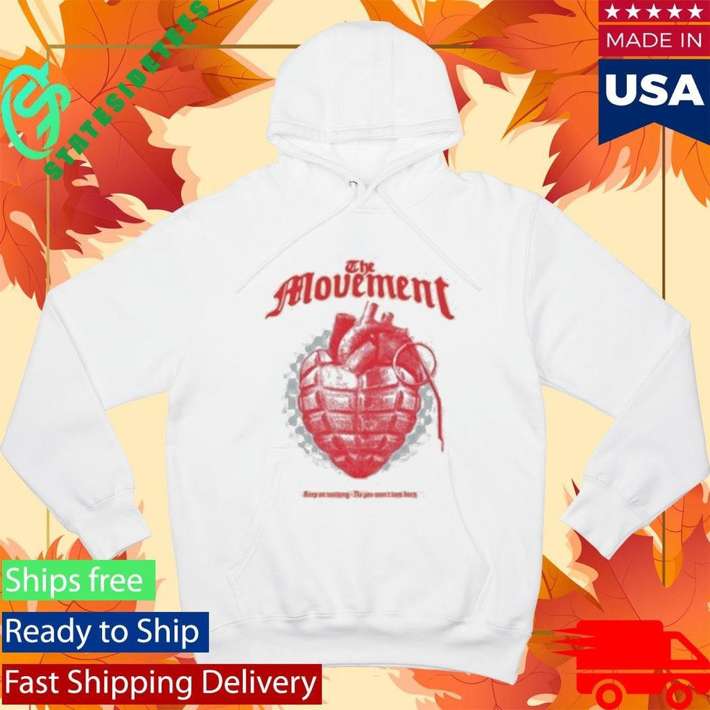 The Movement Men’s Heart Grenade Shirt Unisex , , , Long Sleeve Tee