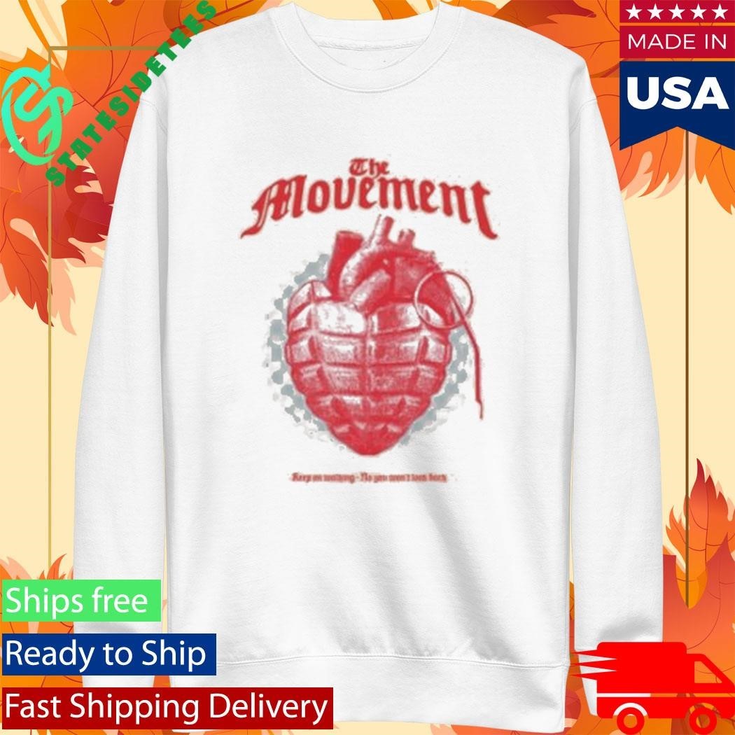 The Movement Men’s Heart Grenade Shirt Unisex , , , Long Sleeve Tee