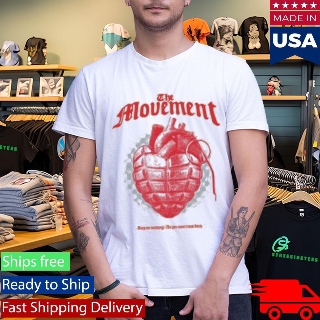 The Movement Men’s Heart Grenade Shirt Unisex , , , Long Sleeve Tee