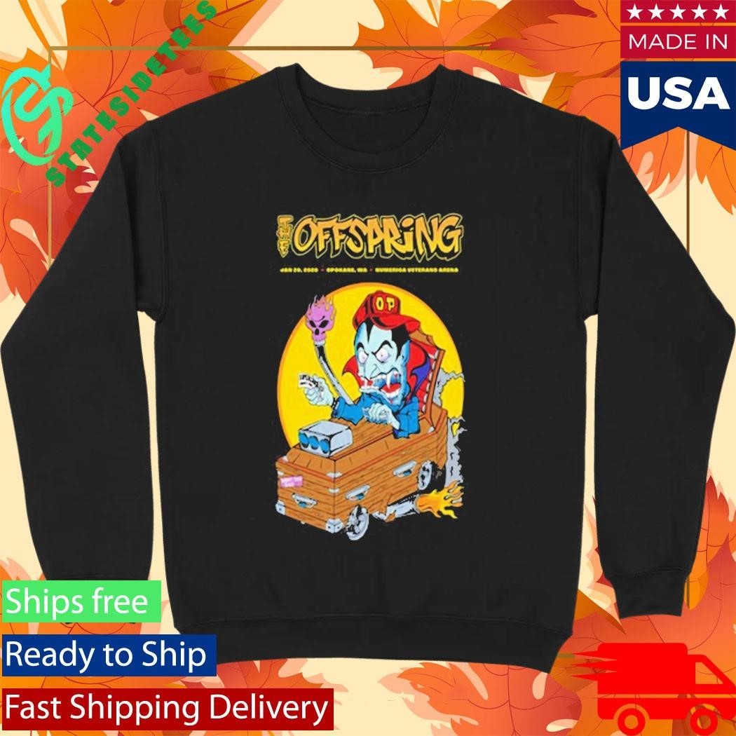 The Offspring Spokane, WA On Jan 20 2026 Event Shirt Unisex , , , Long Sleeve Tee