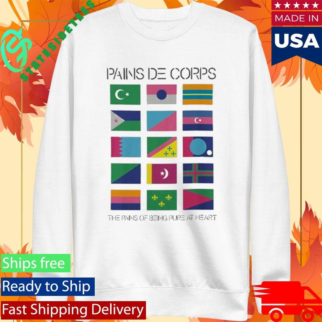 The Pains of Being Pure at Heart Pains de Corps Shirt Unisex , , , Long Sleeve Tee