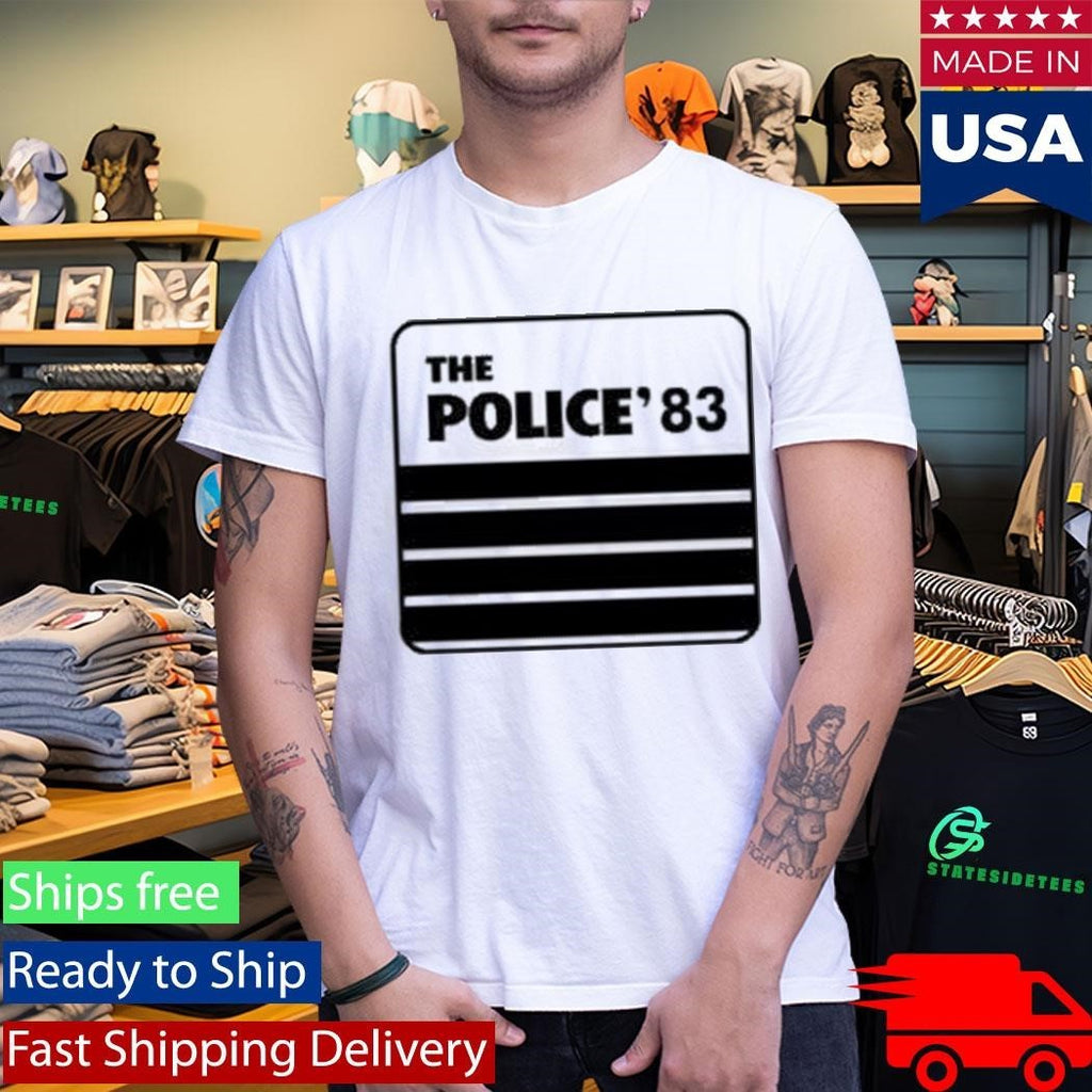 The Police 1983 Tour Shirt Unisex , , , Long Sleeve Tee