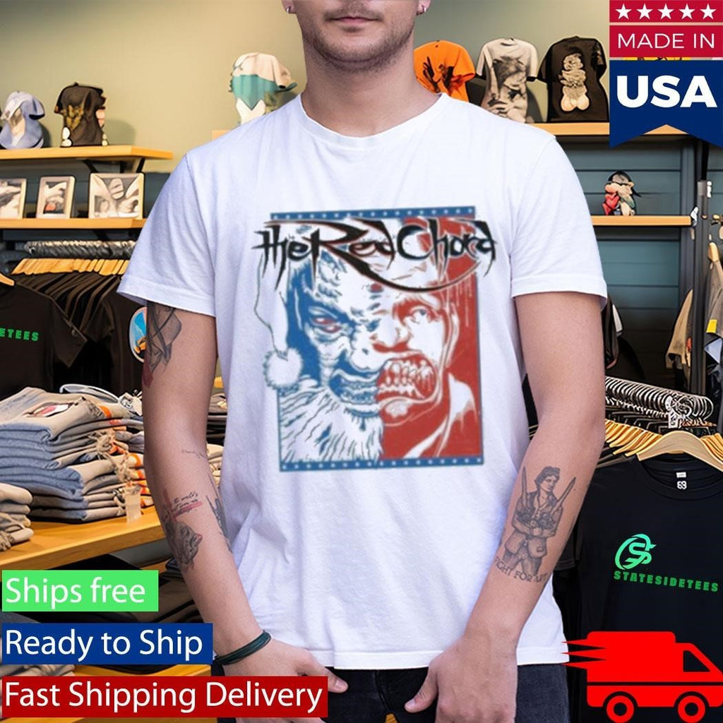 The Red Chord Split Face Shirt Unisex , , , Long Sleeve Tee