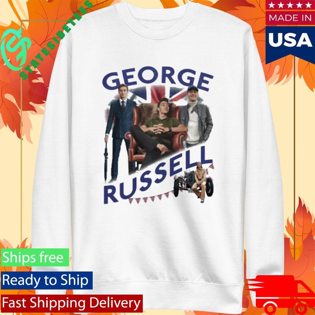 The Red Flags George Russell Tribute Shirt Unisex , , , Long Sleeve Tee