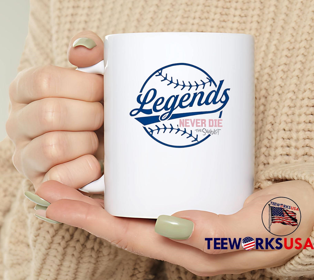 The Sandlot Legends Never Die Baseball T-Shirt