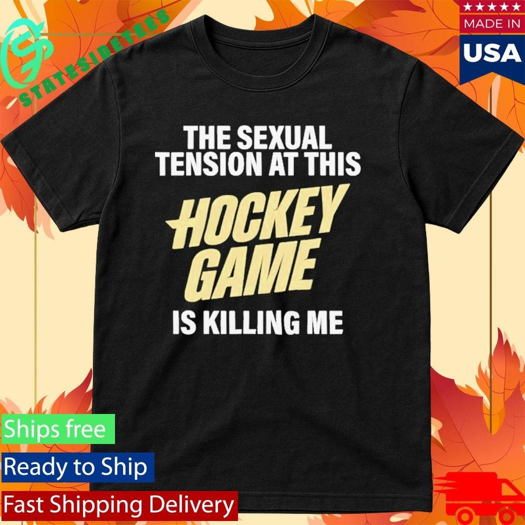 The Sexual Tension At This Hockey Game Is Killing Me Heated Rivalry Shirt Unisex , , , Long Sleeve Tee
