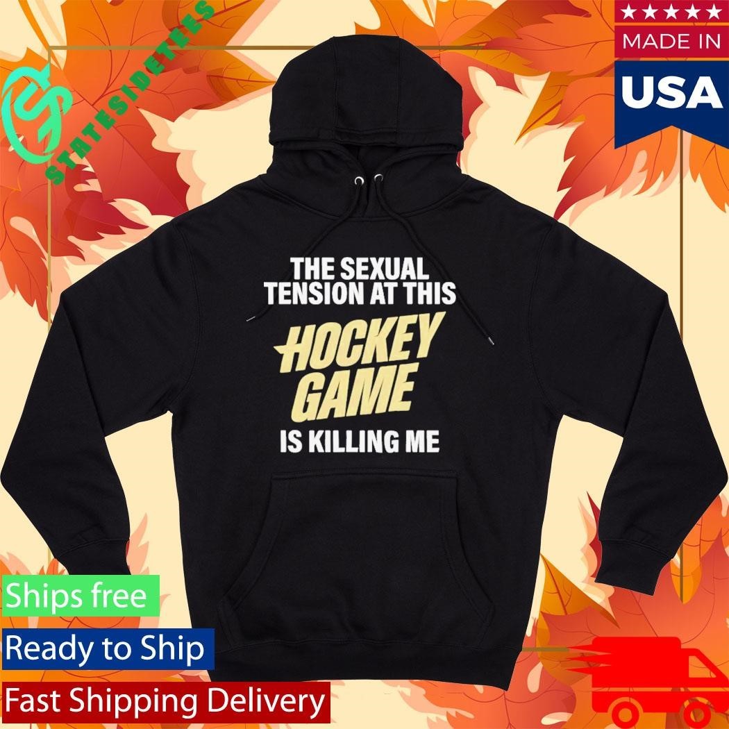 The Sexual Tension At This Hockey Game Is Killing Me Heated Rivalry Shirt Unisex , , , Long Sleeve Tee