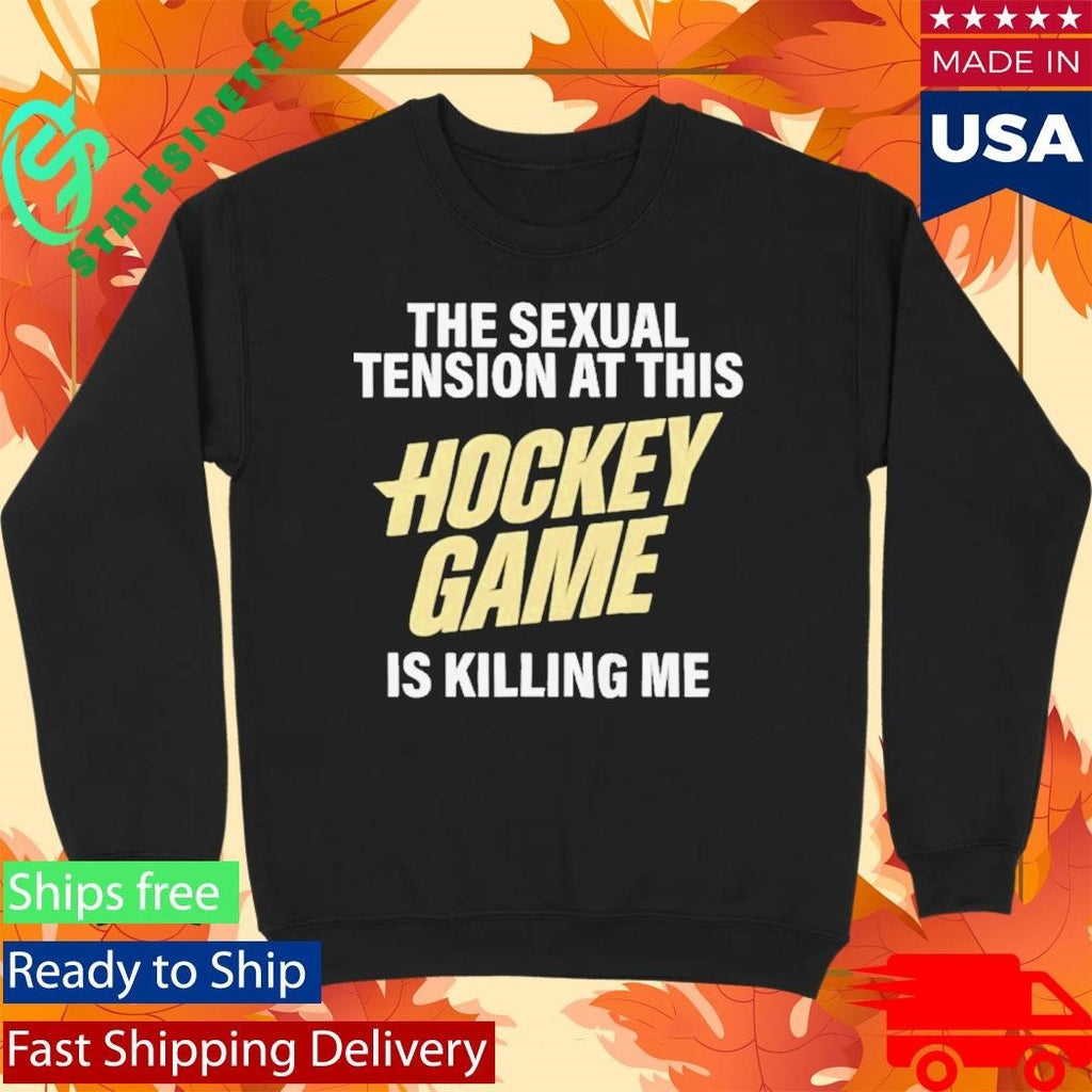 The Sexual Tension At This Hockey Game Is Killing Me Heated Rivalry Shirt Unisex , , , Long Sleeve Tee