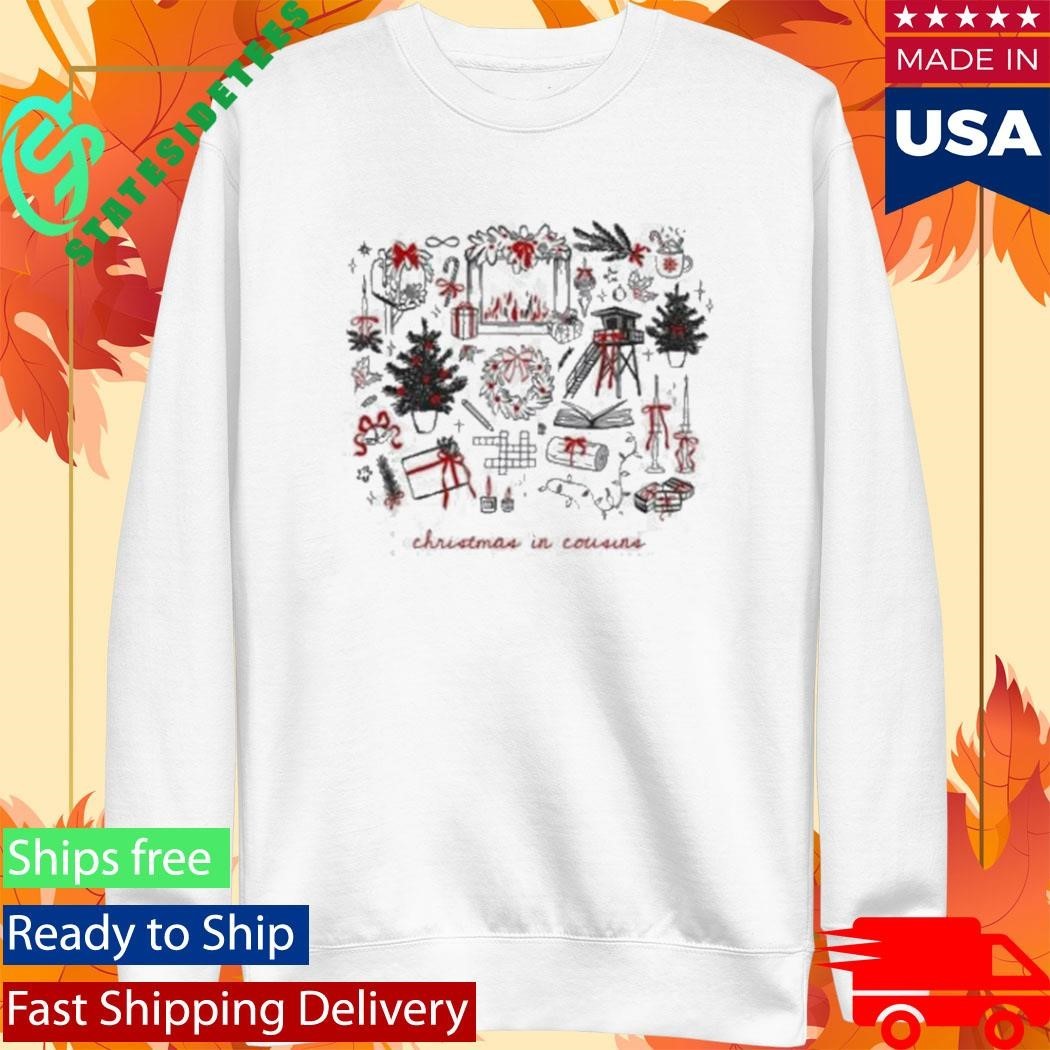 The Summer I Turned Pretty Christmas In Cousins Shirt Unisex , , , Long Sleeve Tee