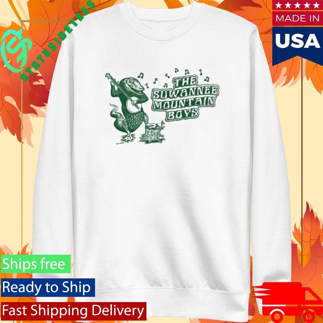 The Suwannee Mountain Boys Gator Banjo Shirt Unisex , , , Long Sleeve Tee