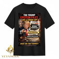 The Trump Epstein files lies and cover up tee Unisex , , , Long Sleeve Tee