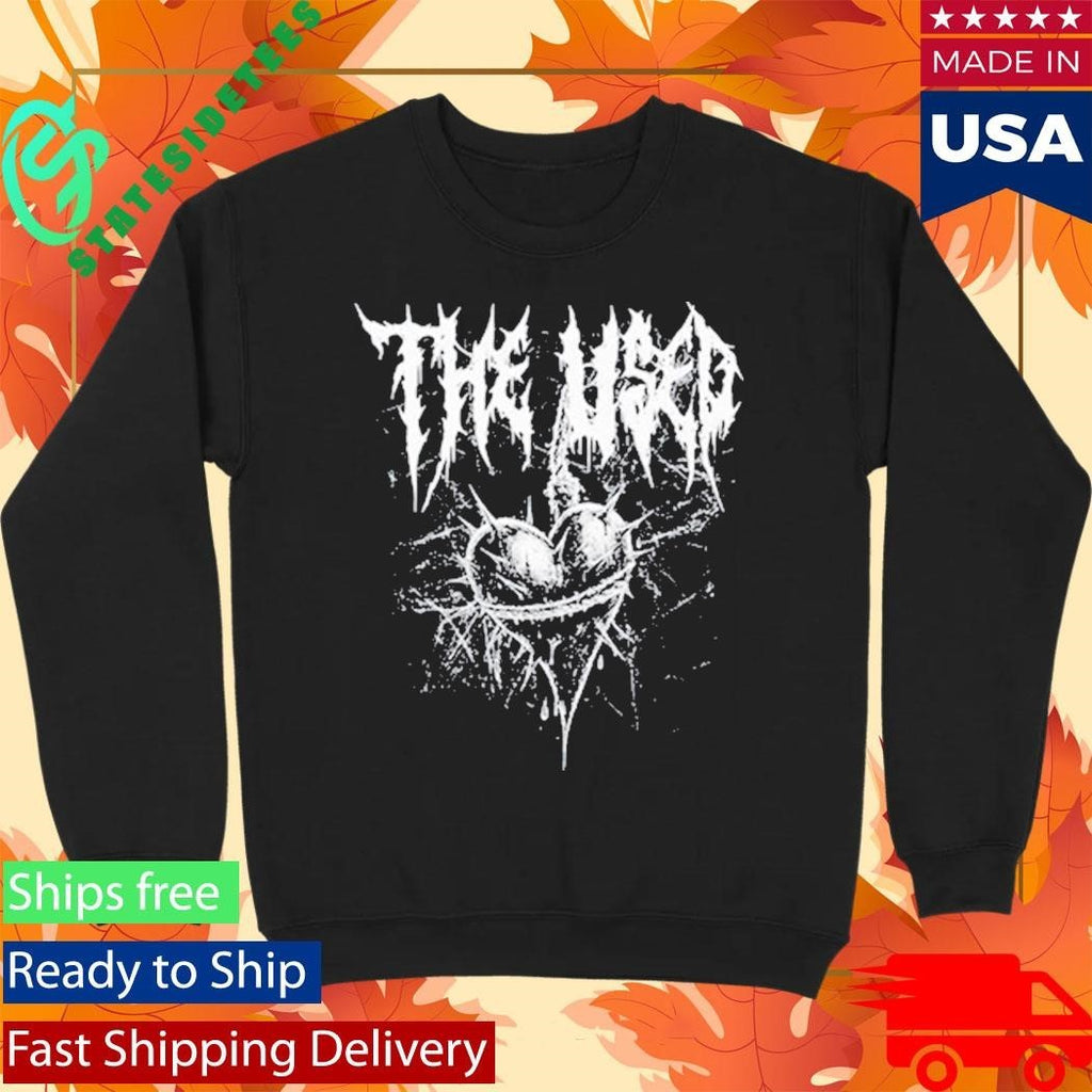 The Used Spiked Heart Shirt Unisex , , , Long Sleeve Tee