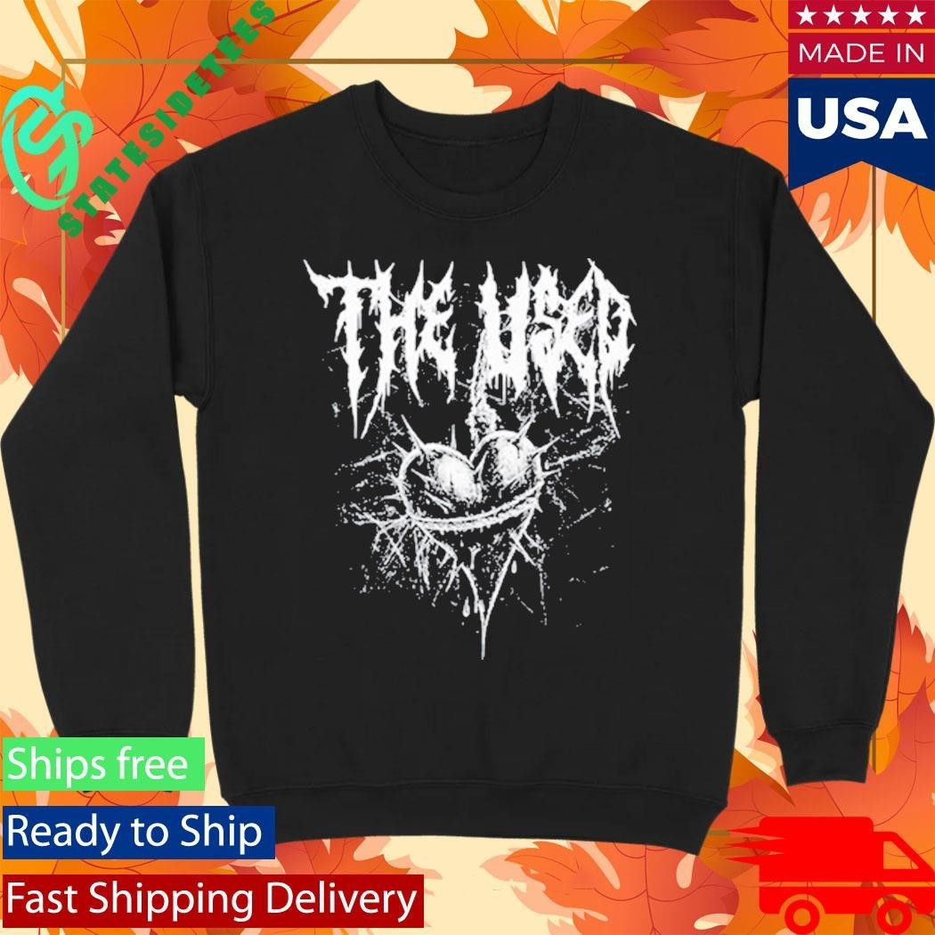 The Used Spiked Heart Shirt Unisex , , , Long Sleeve Tee