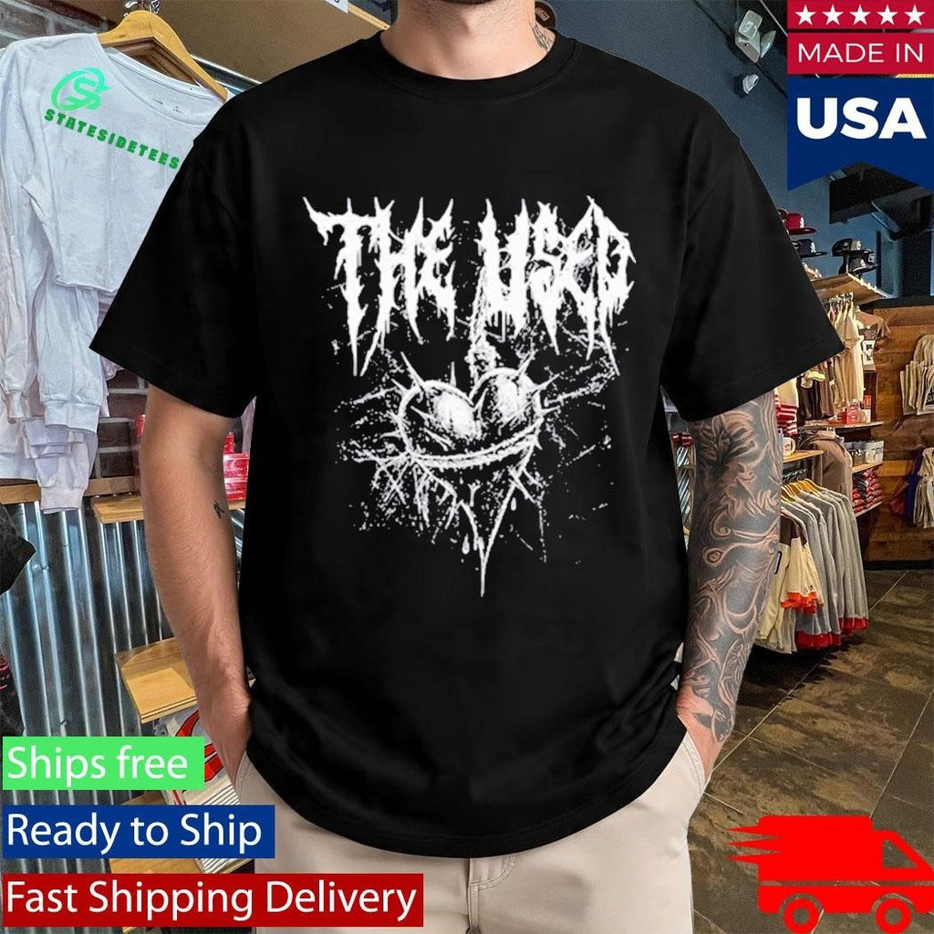 The Used Spiked Heart Shirt Unisex , , , Long Sleeve Tee
