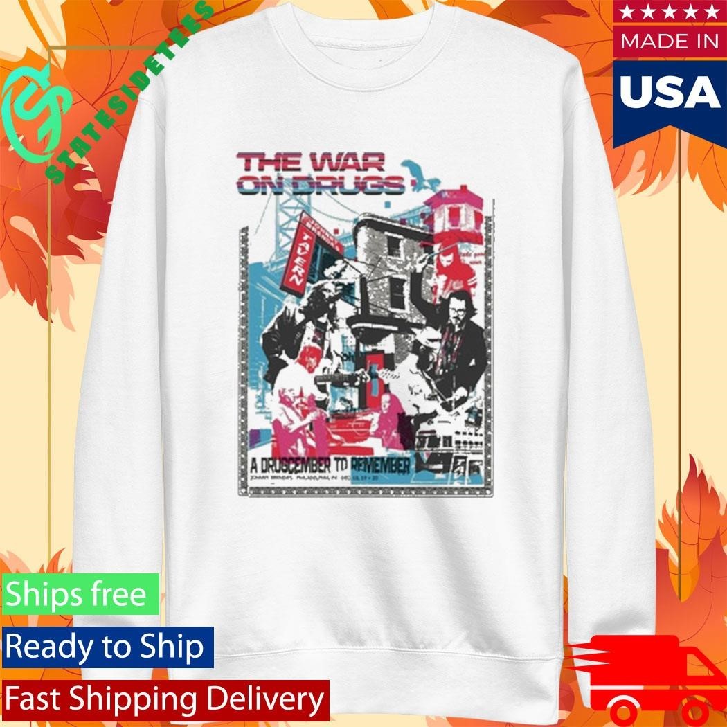 The War On Drugs Dec 19-20 2025 Philadelphia Shirt Unisex , , , Long Sleeve Tee