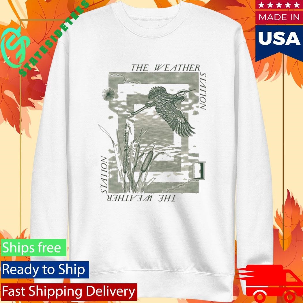 The Weather Station Heron Shirt Unisex , , , Long Sleeve Tee