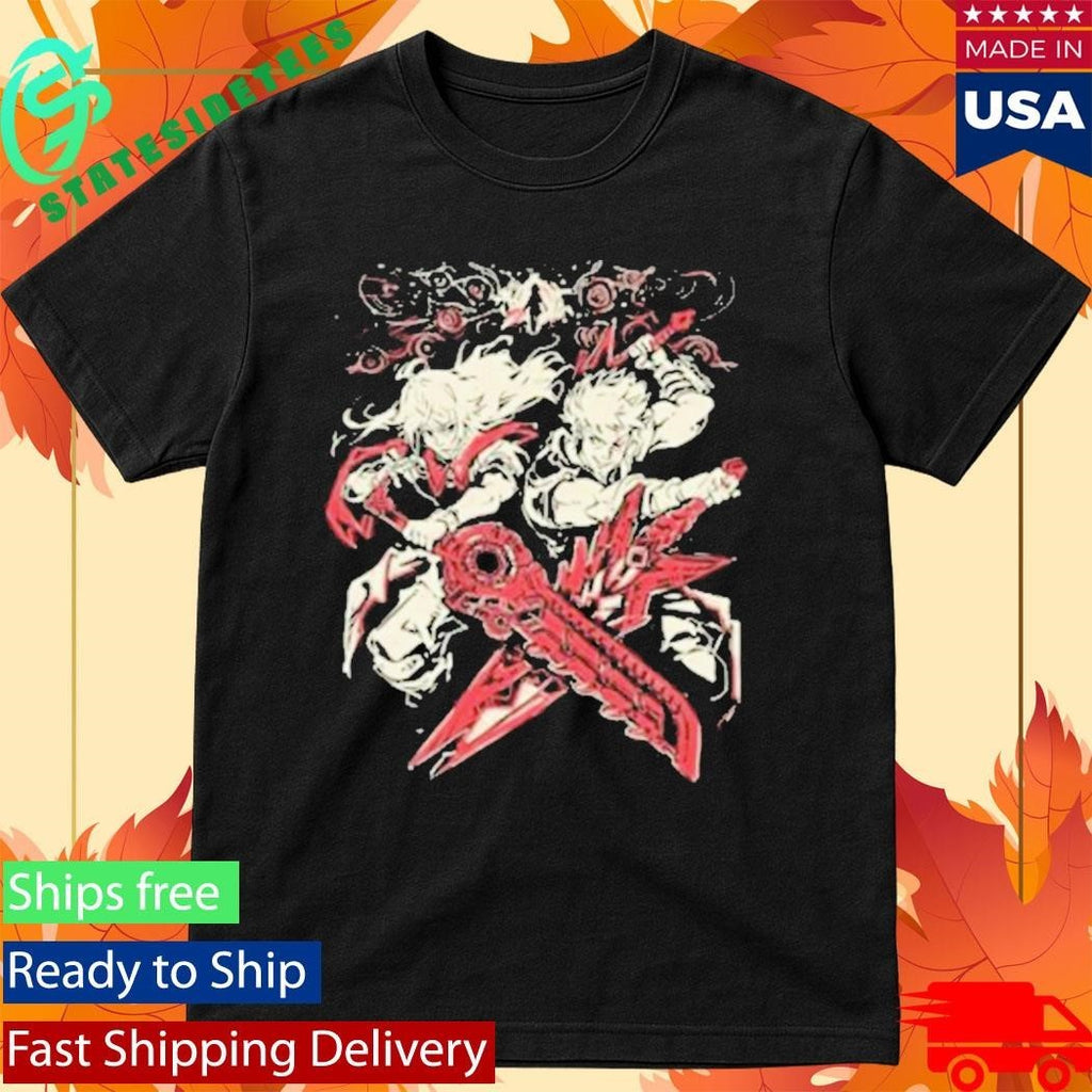 The Yetee Crossing Blades Shirt Unisex , , , Long Sleeve Tee