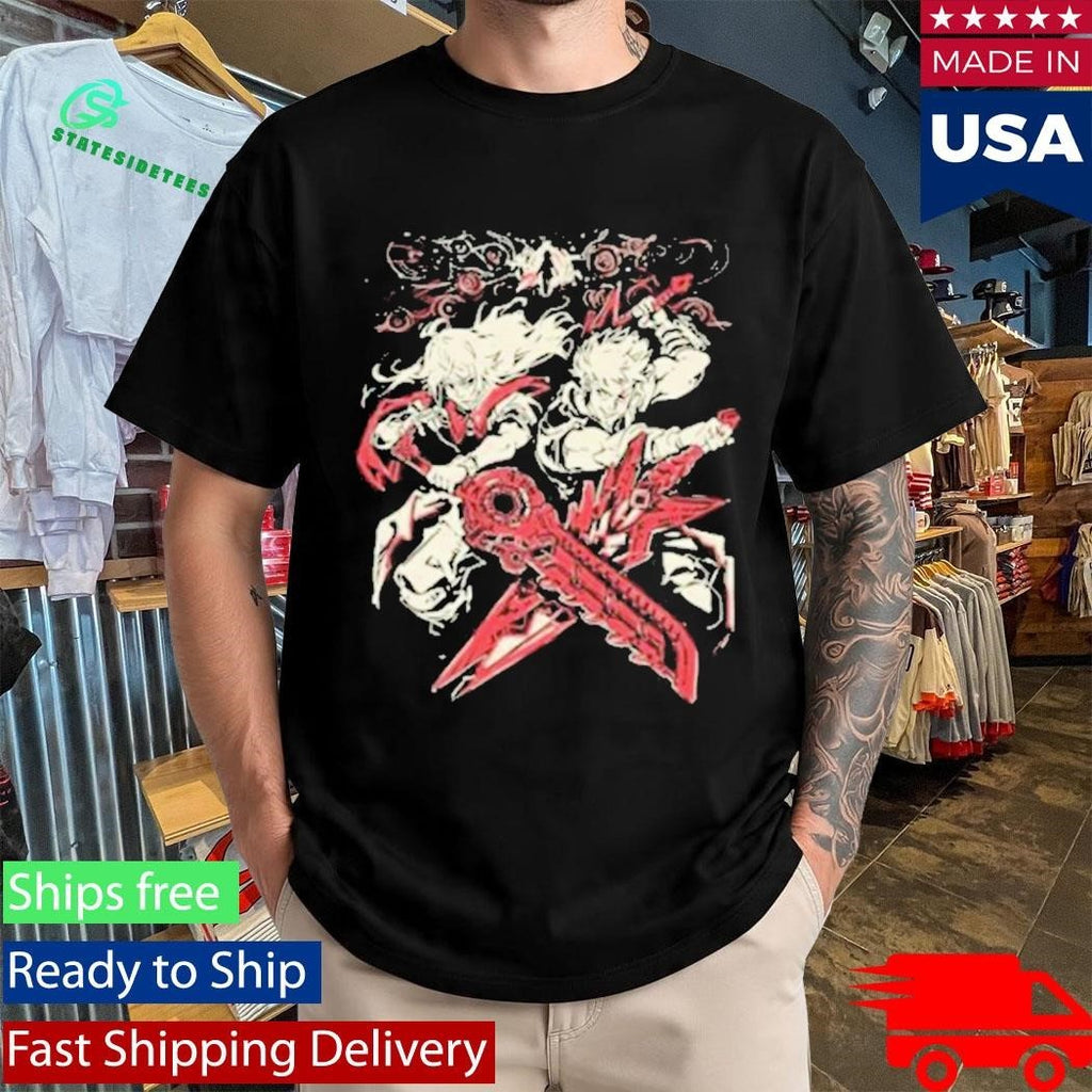 The Yetee Crossing Blades Shirt Unisex , , , Long Sleeve Tee