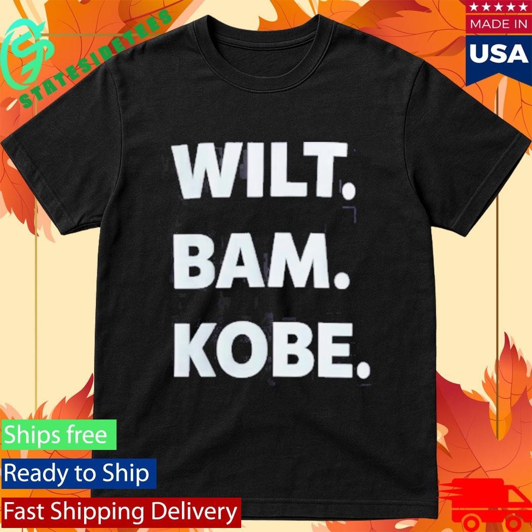 Thebe Foundation Wilt. Bam. Kobe. Shirt Unisex , , , Long Sleeve Tee