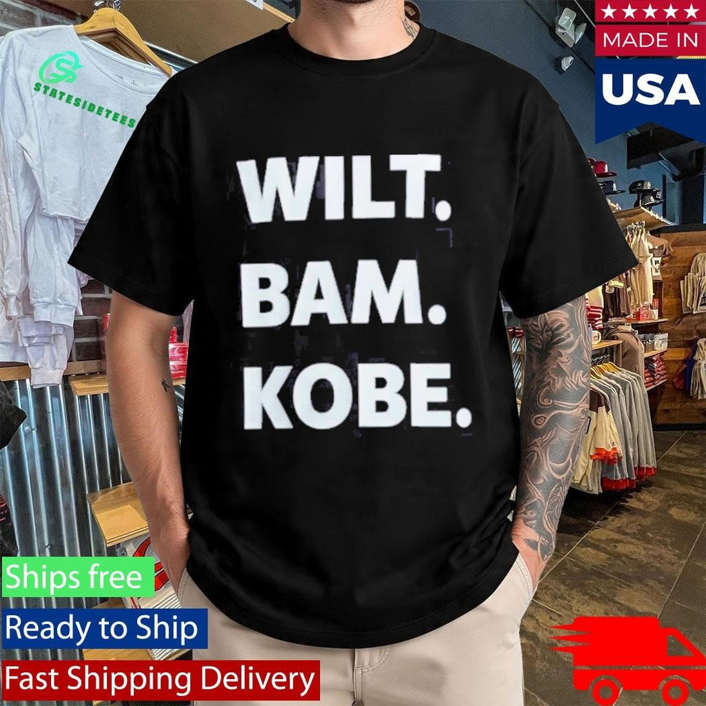 Thebe Foundation Wilt. Bam. Kobe. Shirt Unisex , , , Long Sleeve Tee