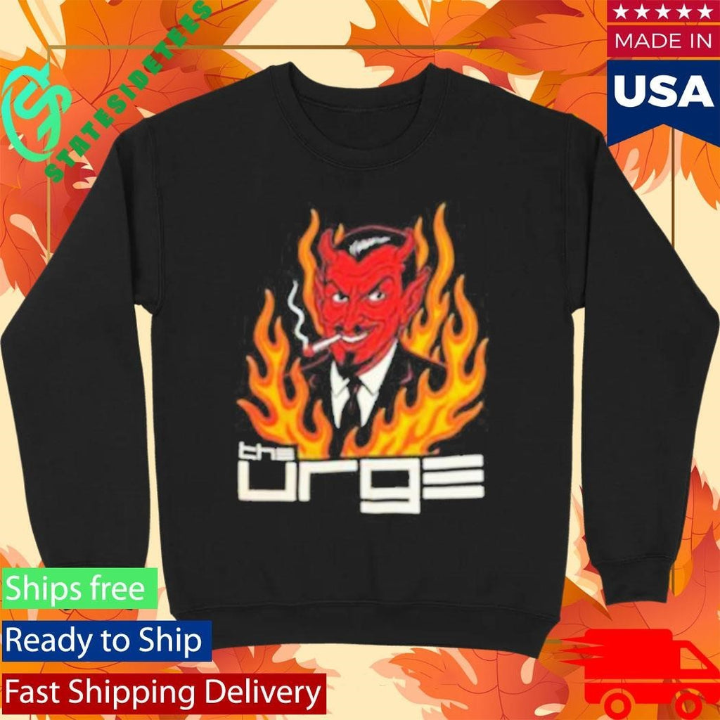 Theurge Smoking Devil Shirt Unisex , , , Long Sleeve Tee