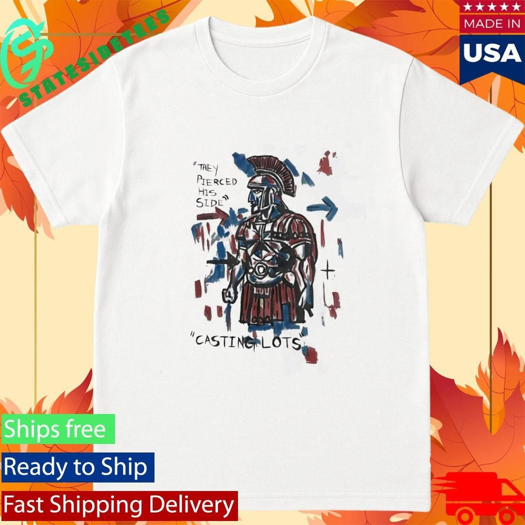 They Pierced His Side Casting Lots Tee Unisex , , , Long Sleeve Tee