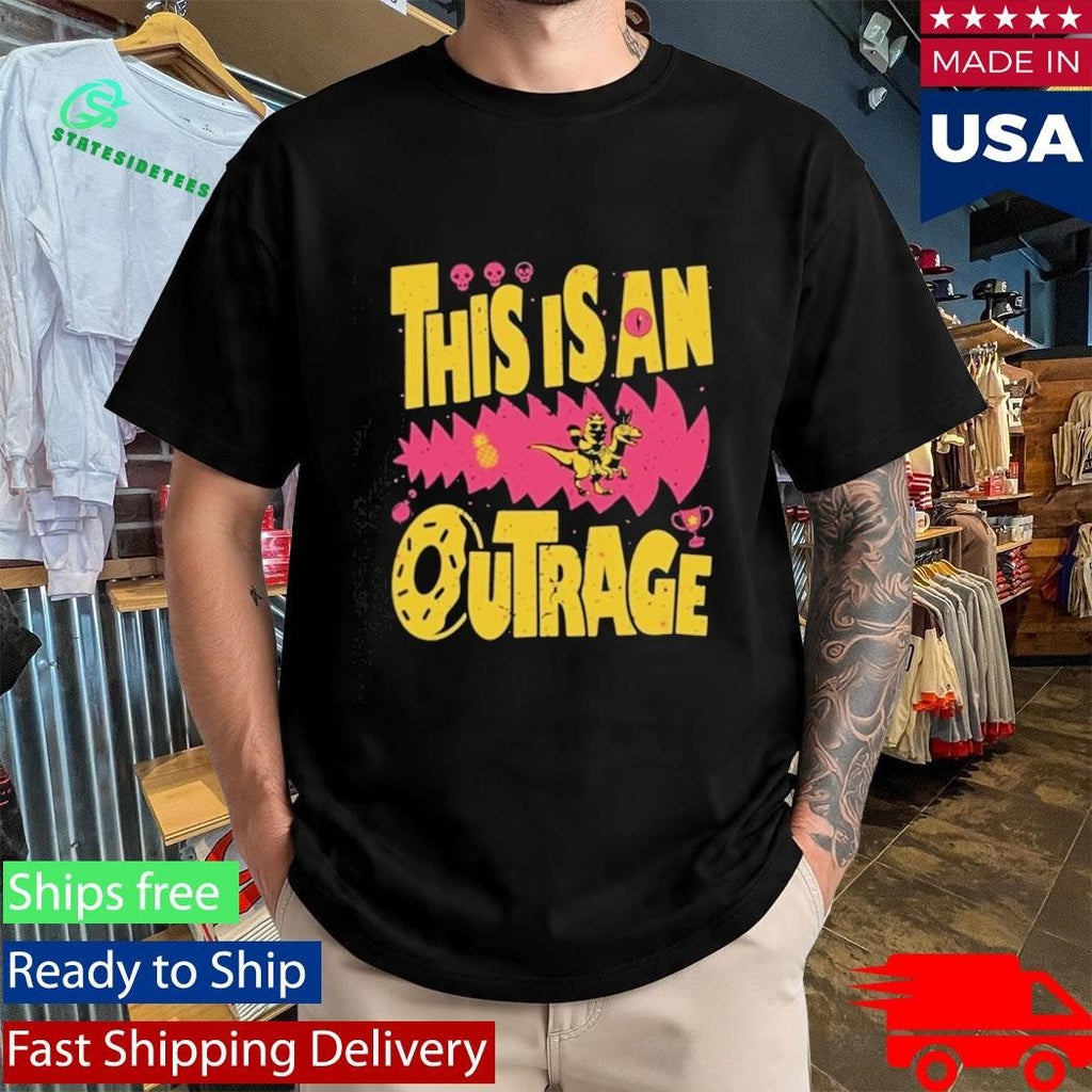 This Is An Outrage Shirt Dungeon Crawler Carl Fan Shirt Unisex , , , Long Sleeve Tee