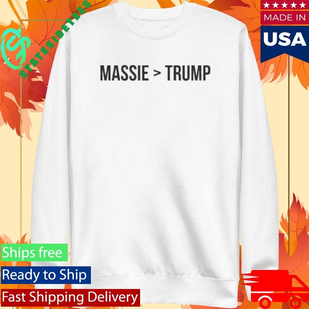 Thomas Massie Is Better Than Donald Trump Shirt Unisex , , , Long Sleeve Tee