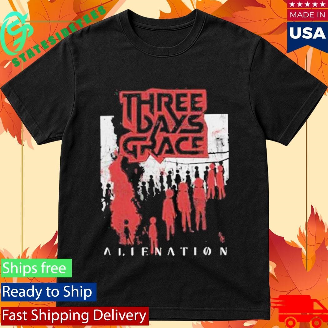 Three Days Grace 2026 Alienation Tour Unisex , , , Long Sleeve Tee