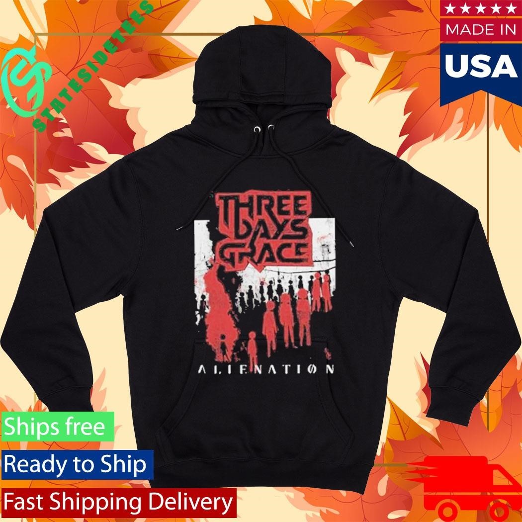 Three Days Grace 2026 Alienation Tour Unisex , , , Long Sleeve Tee