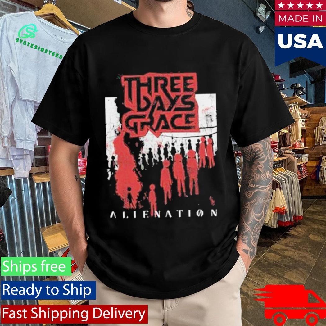 Three Days Grace 2026 Alienation Tour Unisex , , , Long Sleeve Tee