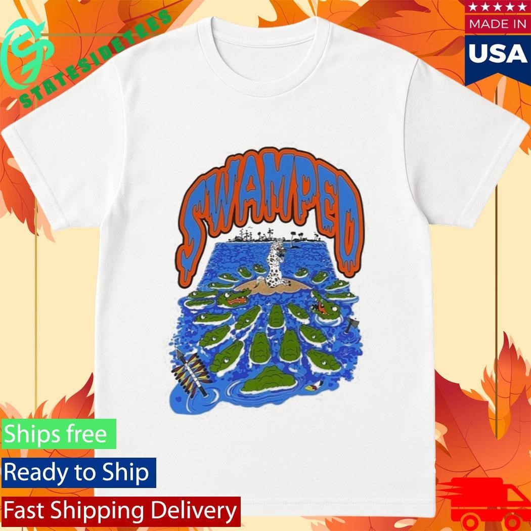 Tim Tebow Swamped Gators Shirt Unisex , , , Long Sleeve Tee