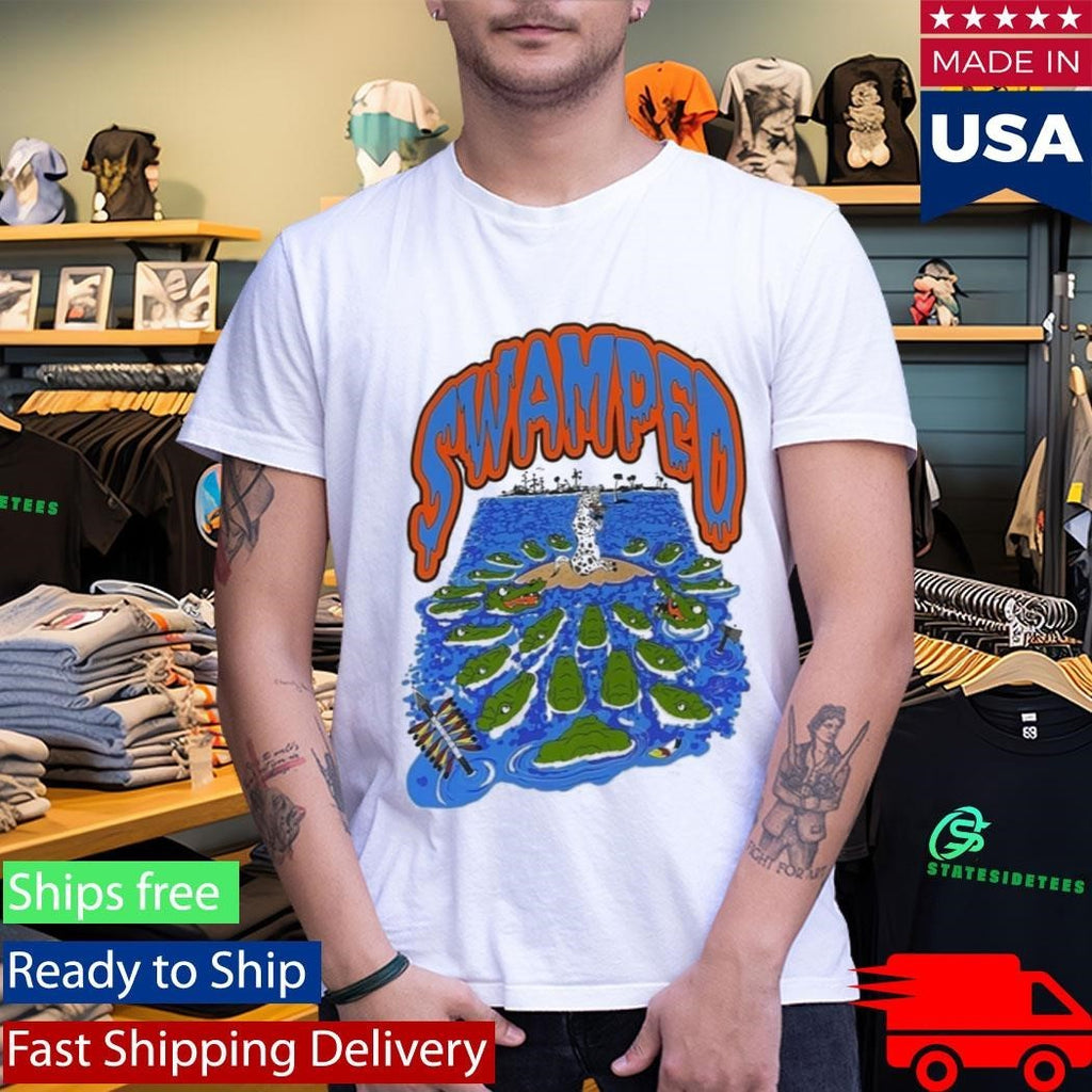 Tim Tebow Swamped Gators Shirt Unisex , , , Long Sleeve Tee