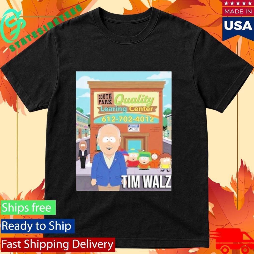Tim Walz South Park Quality Learning Center Shirt Unisex , , , Long Sleeve Tee