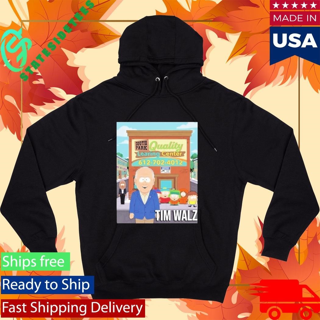 Tim Walz South Park Quality Learning Center Shirt Unisex , , , Long Sleeve Tee
