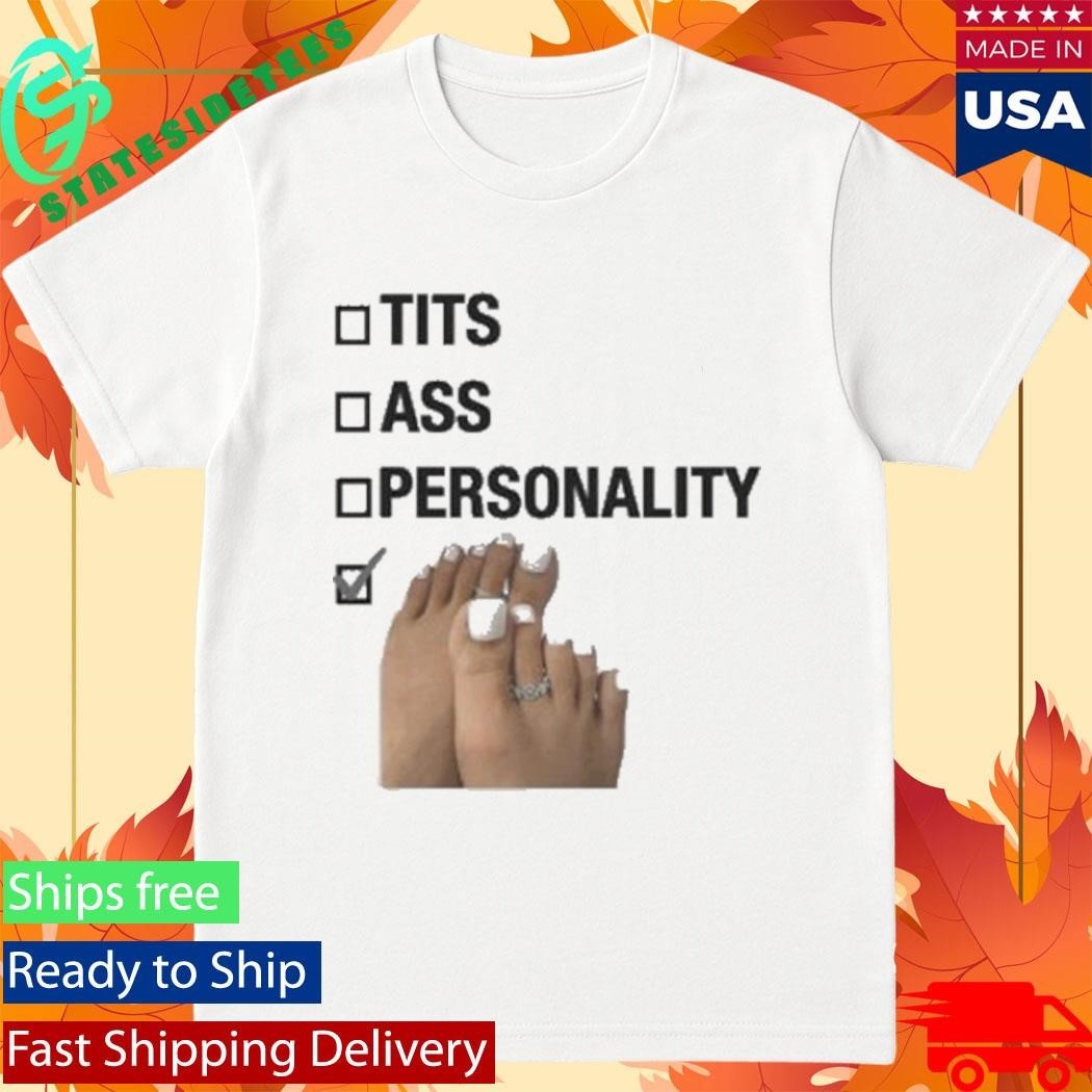 Tits Ass Personality Toes Checklist Shirt Unisex , , , Long Sleeve Tee
