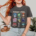 Today I Feel Inside Out Shirt Joy Sadness Fear Disgust Angry Shirt Inside Out Characters Shirts Mental Health Shirt T-Shirts