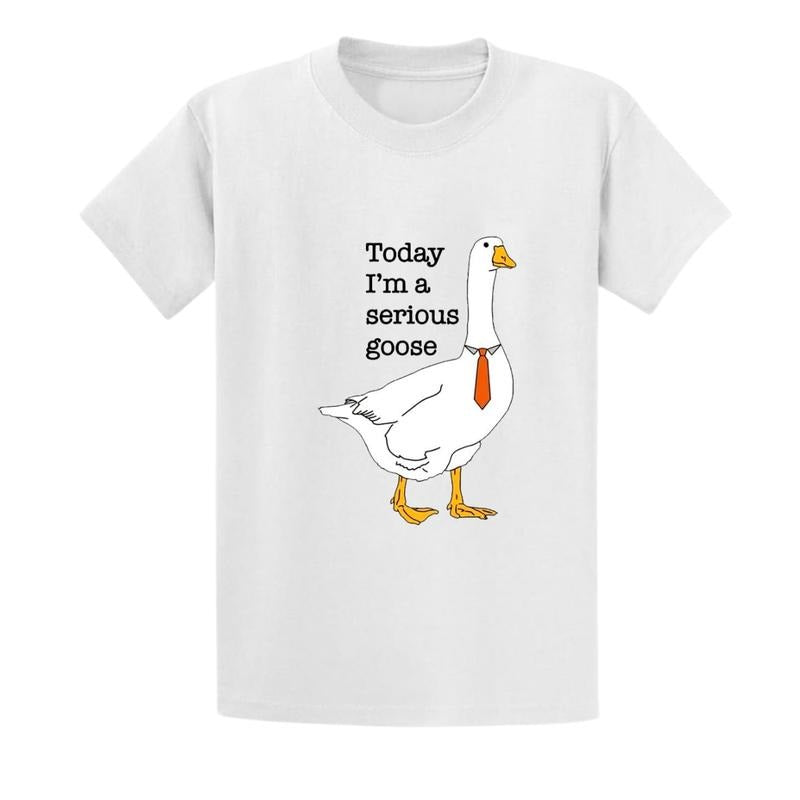 Today I'M Serious Goose Silly Goose Shirts Funny Silly Goose University T-Shirts