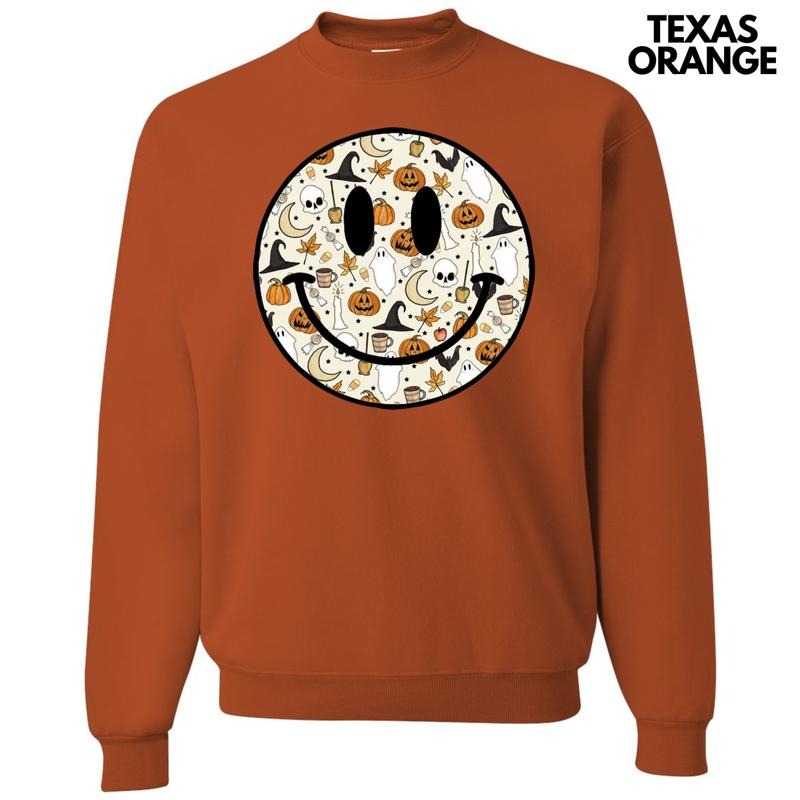 Toil & Trouble Halloween Happy Face 'NLB' T-Shirts