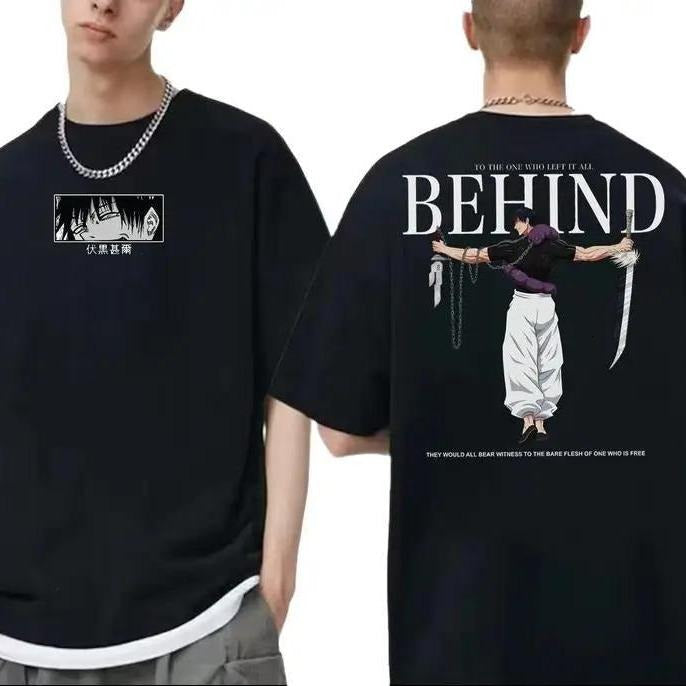 Toji Fushiguro Shirt Gym Toji Fushiguro 2 Side Shirt T-Shirts