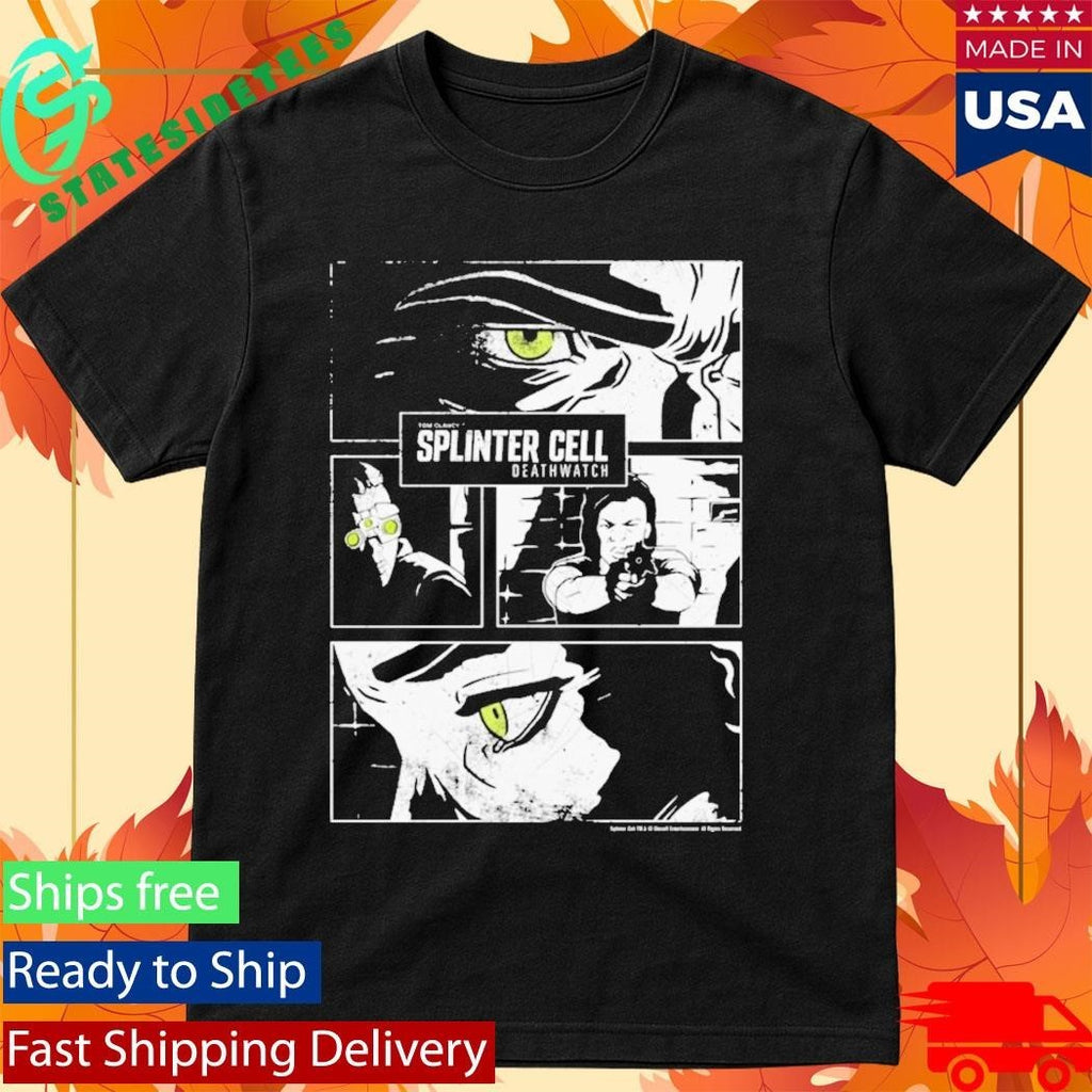 Tom Clancy’s Splinter Cell Deathwatch Comic Panel Shirt Unisex , , , Long Sleeve Tee