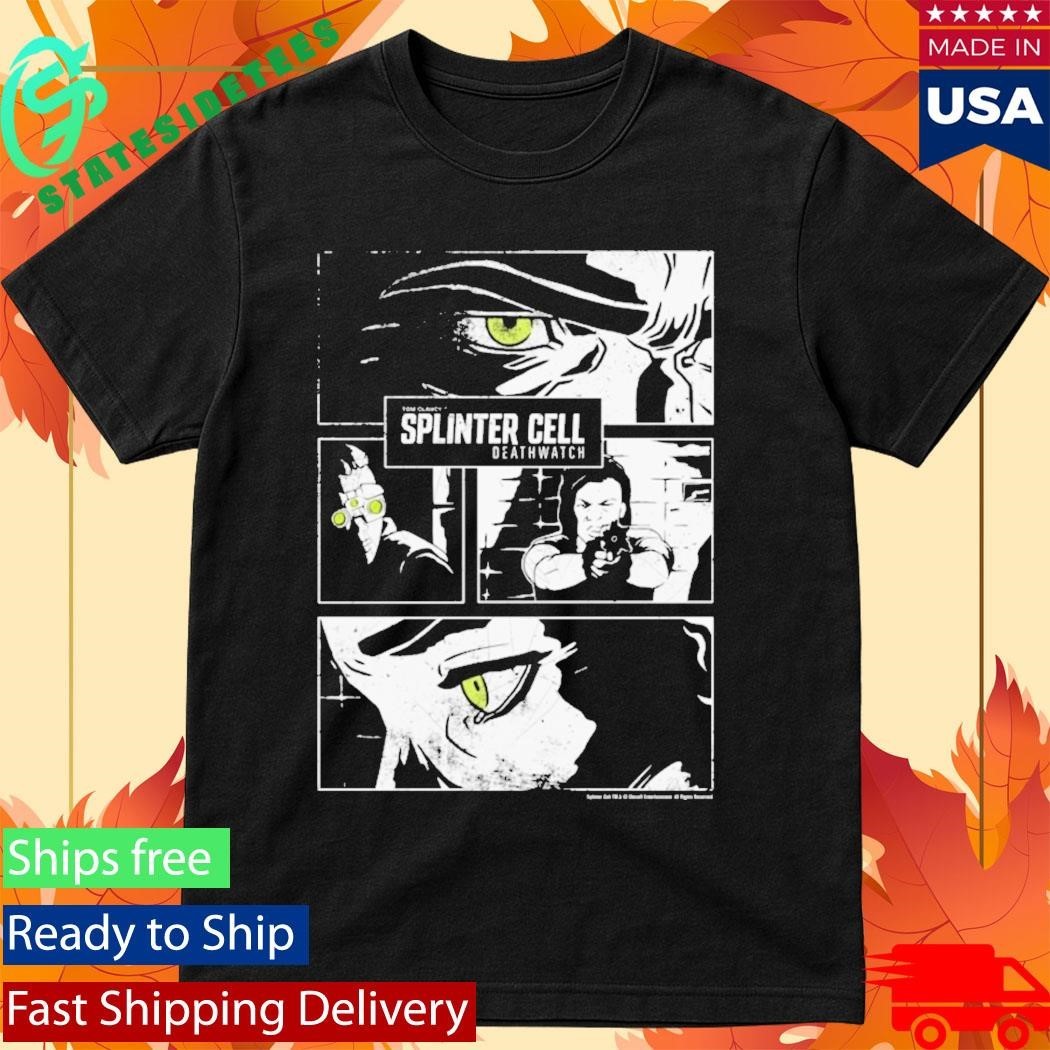 Tom Clancy’s Splinter Cell Deathwatch Comic Panel Shirt Unisex , , , Long Sleeve Tee