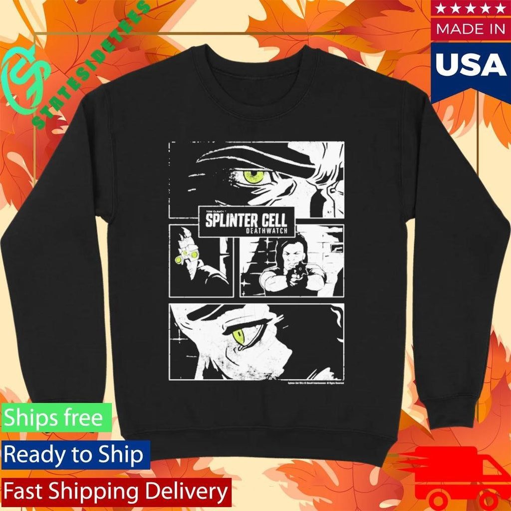 Tom Clancy’s Splinter Cell Deathwatch Comic Panel Shirt Unisex , , , Long Sleeve Tee