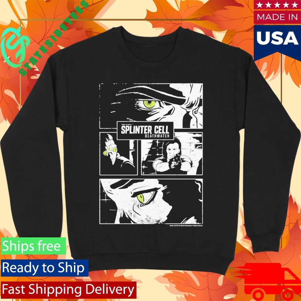 Tom Clancy’s Splinter Cell Deathwatch Comic Panel Shirt Unisex , , , Long Sleeve Tee