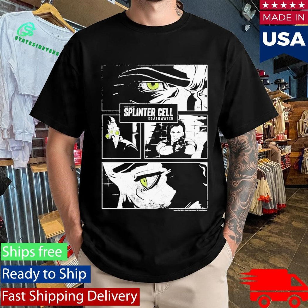 Tom Clancy’s Splinter Cell Deathwatch Comic Panel Shirt Unisex , , , Long Sleeve Tee