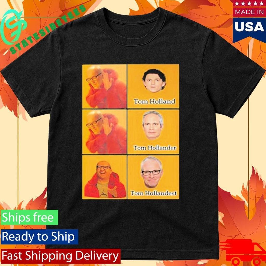 Tom Holland Tom Hollander Tom Hollandest Meme Shirt Unisex , , , Long Sleeve Tee