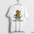 Top Cat Riding Opossum Rootin Tootin Circle